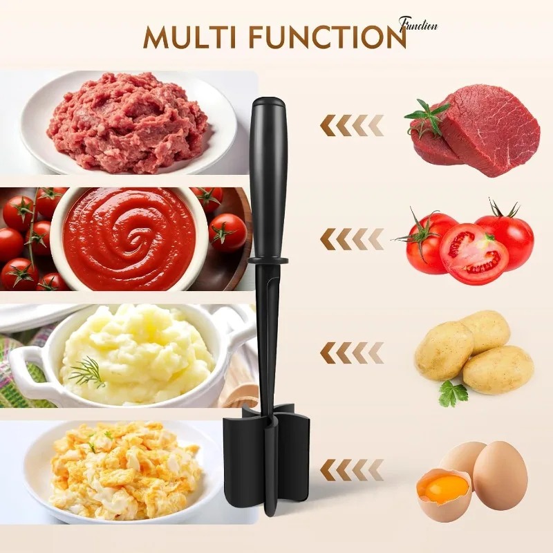 1pc Meat Chopper Handheld Meat - Commercial Kitchen Grinder recension och pris