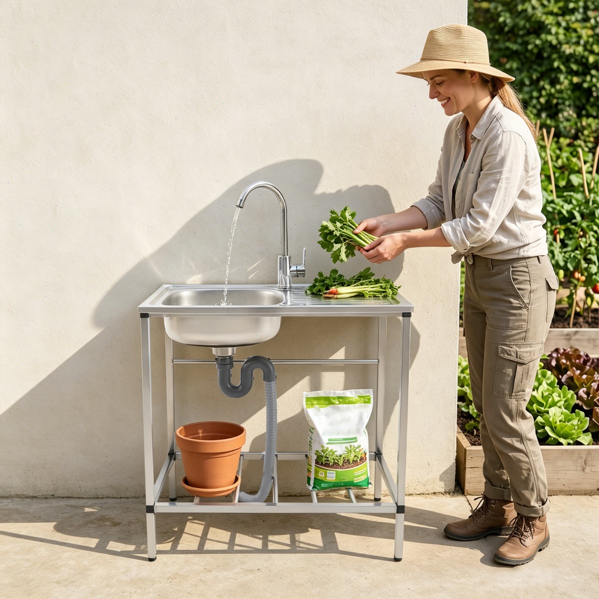 Utility Sink, Kitchen Sink , O - Commercial Kitchen Taps recension och pris