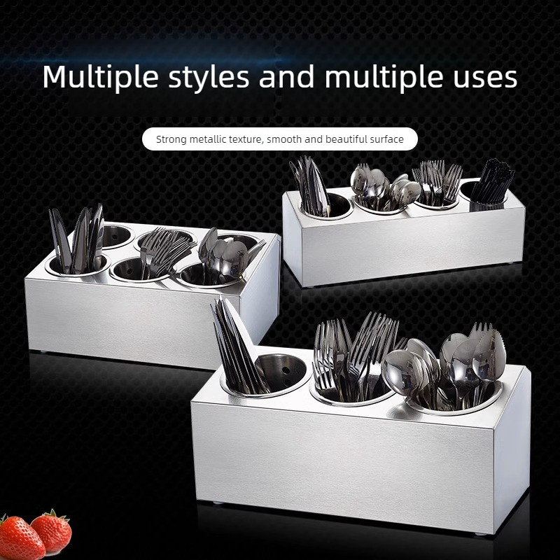 Stainless Steel Cutlery Basket - Commercial Kitchen Knife Storage recension och pris