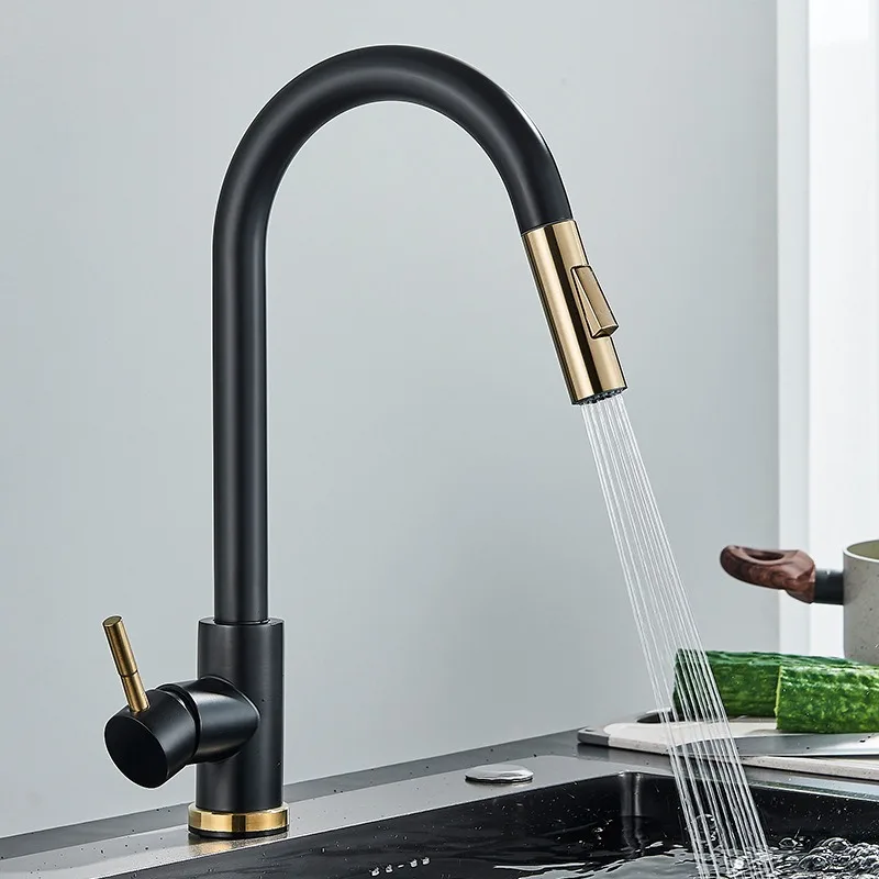 Black Kitchen Faucet Two Funct - Commercial Kitchen Mixer Tap recension och pris