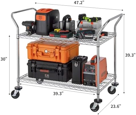 2 Tier Commercial Grade Rollin - Commercial Kitchen On Wheels recension och pris