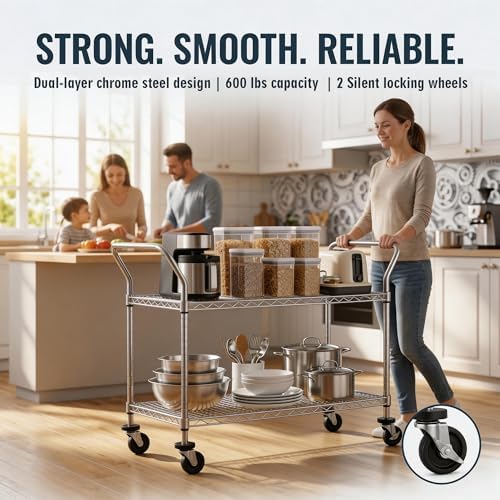 2 Tier Commercial Grade Rollin - Commercial Kitchen On Wheels recension och pris
