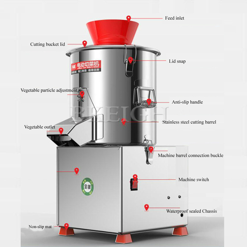 Electric Vegetable Cutter Comm - Commercial Kitchen Grinder recension och pris