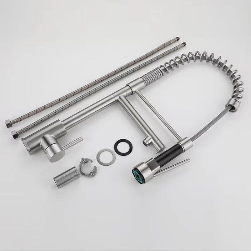 Modern Design 3-Way Spring Pul - Commercial Kitchen Taps recension och pris