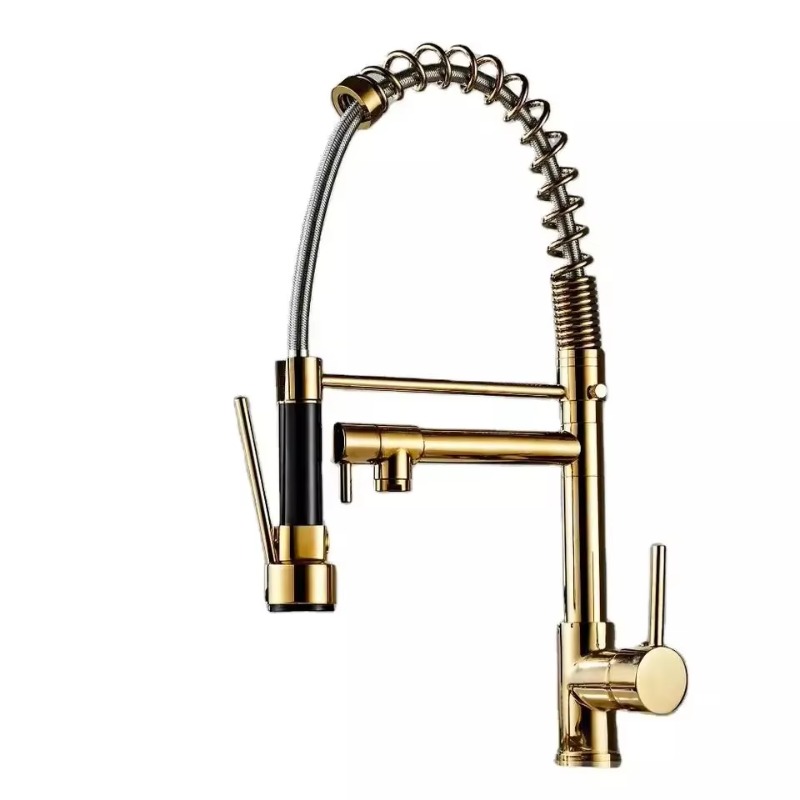 Modern Design 3-Way Spring Pul - Commercial Kitchen Taps recension och pris