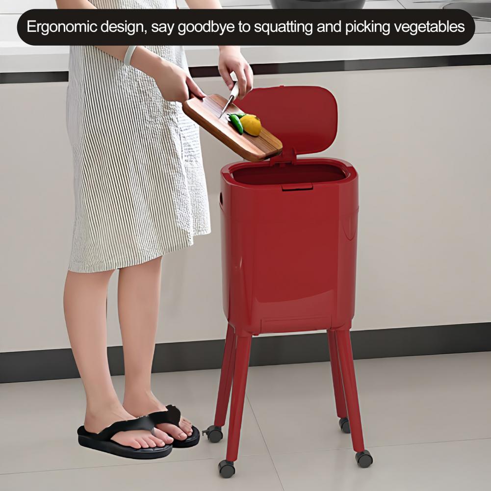 Trash Can with with Heightened - Commercial Kitchen On Wheels recension och pris