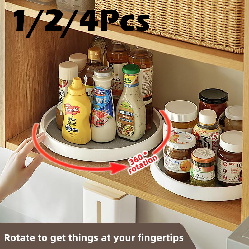 1/4Pcs 360 Rotatable Anti Slid - Commercial Kitchen Wall Shelves recension och pris