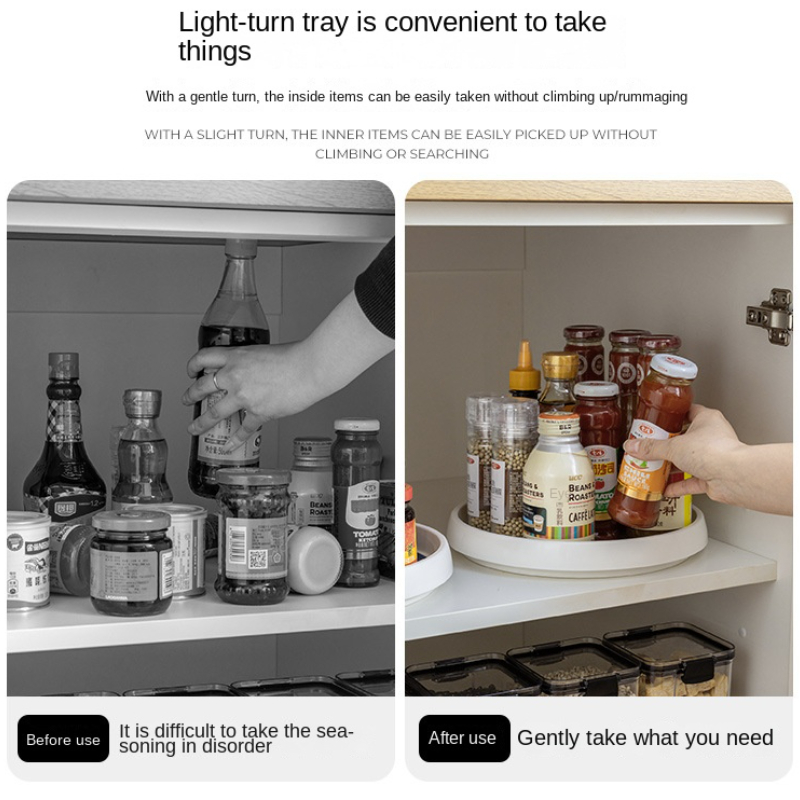1/4Pcs 360 Rotatable Anti Slid - Commercial Kitchen Wall Shelves recension och pris