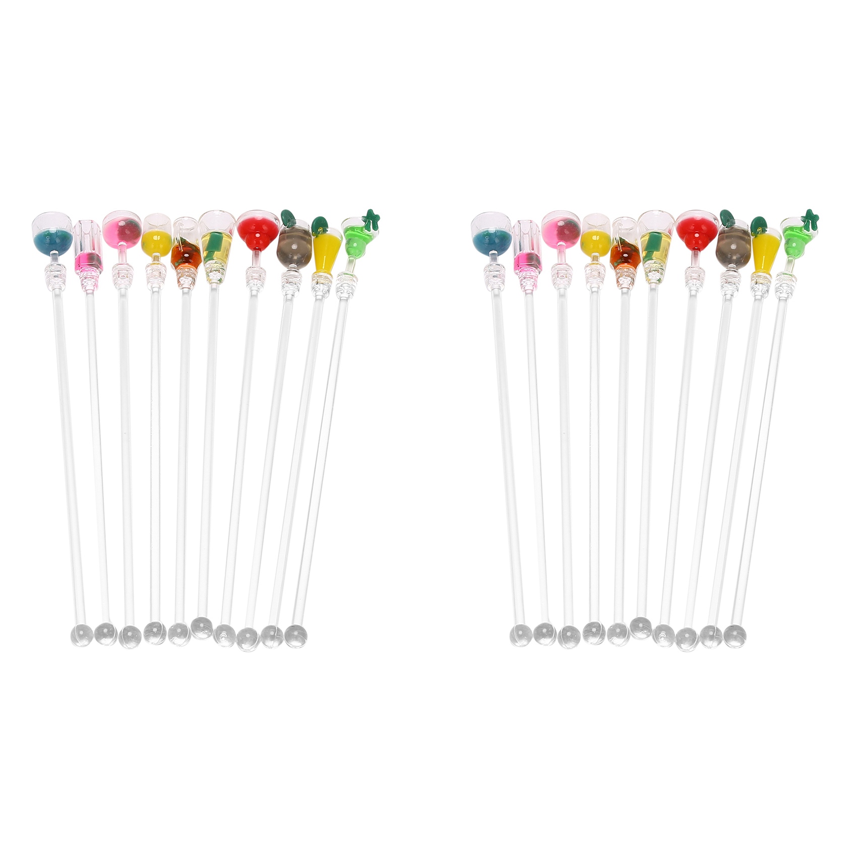 AS94-20Pcs Cocktail Stirrer Dr - Bar Blender Mixing recension och pris