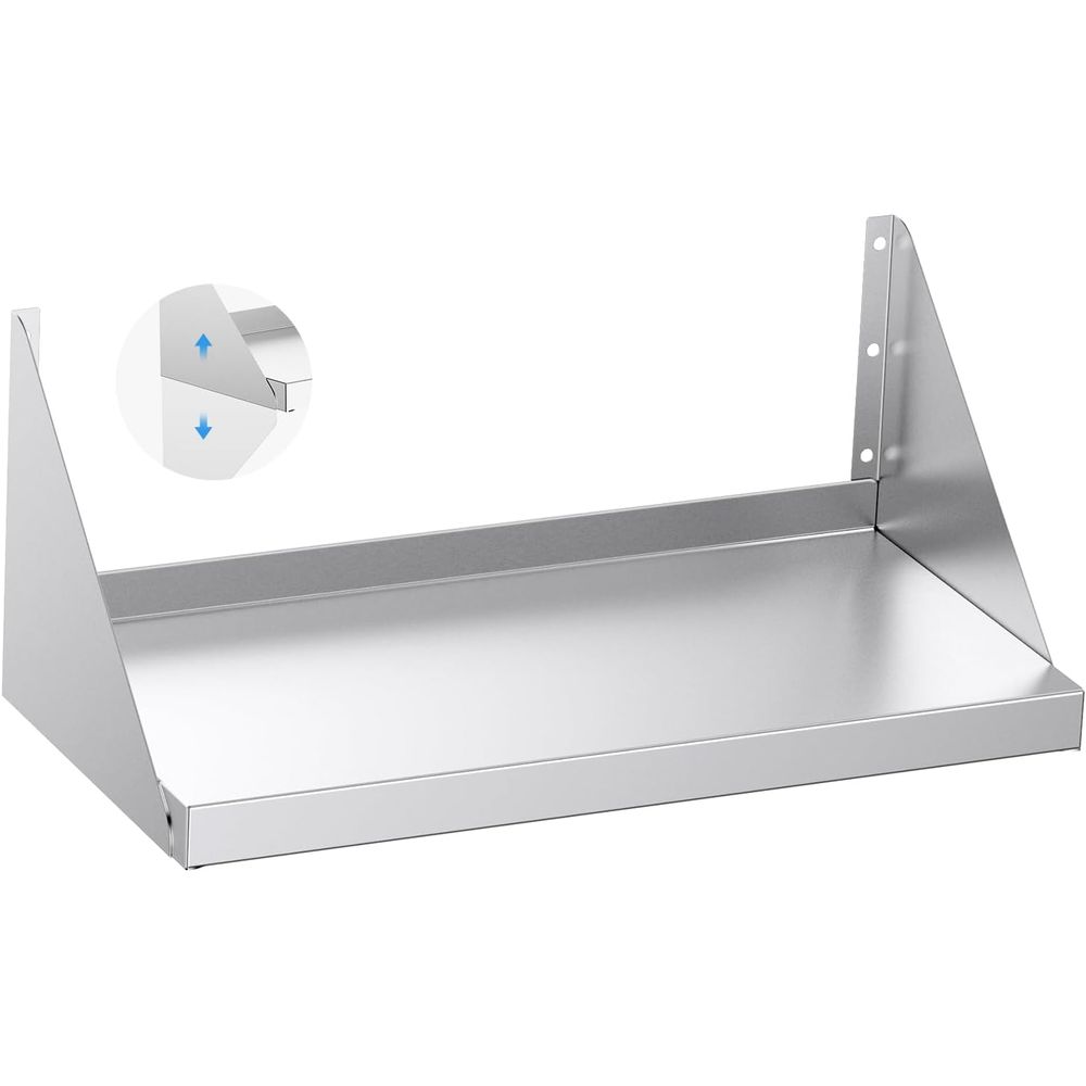 Stainless Steel Wall Shel 12 x - Commercial Kitchen Wall Shelves recension och pris