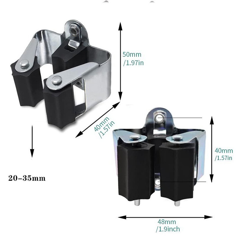 1/4pcs Broom Hanger Mop Holder - Commercial Kitchen Wall Shelves recension och pris
