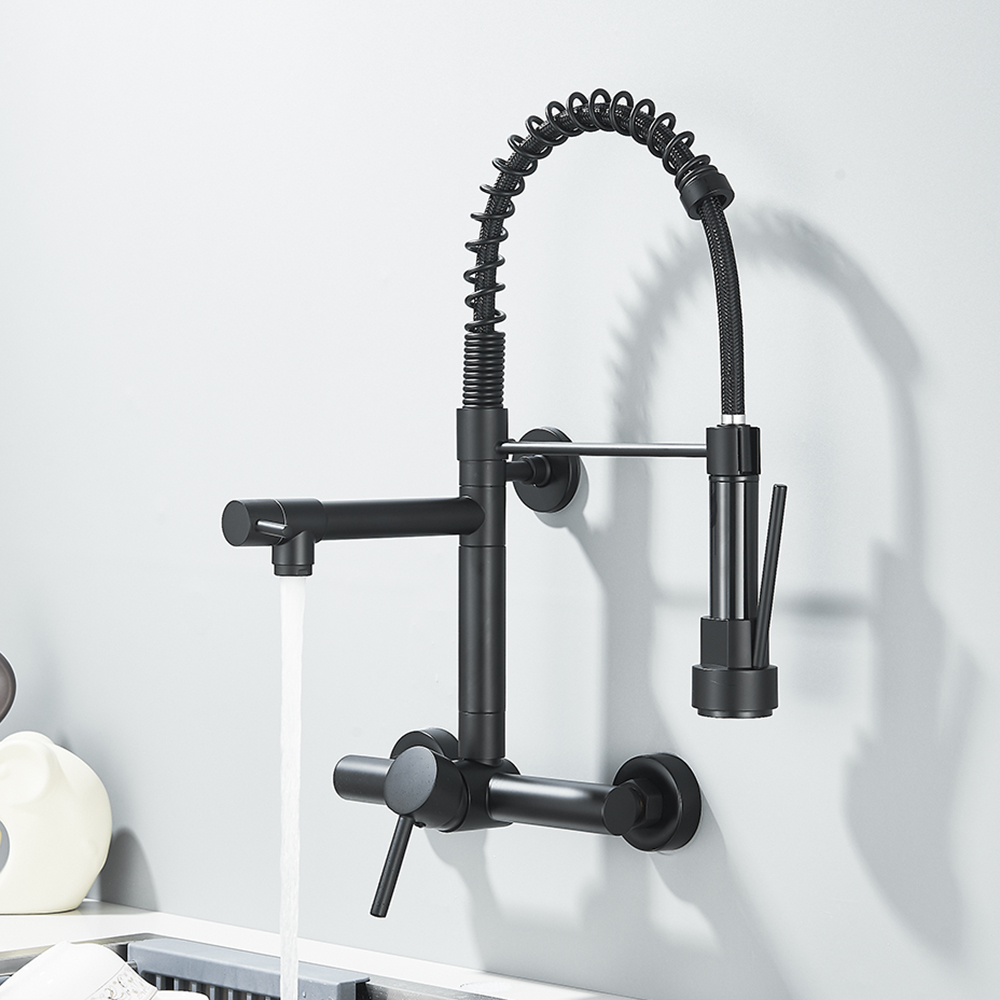 Black Kitchen Faucet 360 Rotat - Commercial Kitchen Mixer Tap recension och pris